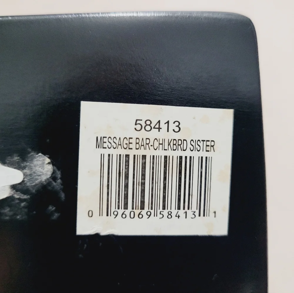 Carson Ceramic Message Bar Sign – “A Sister Is Worth A Thousand Friends” - Picture 6 of 8